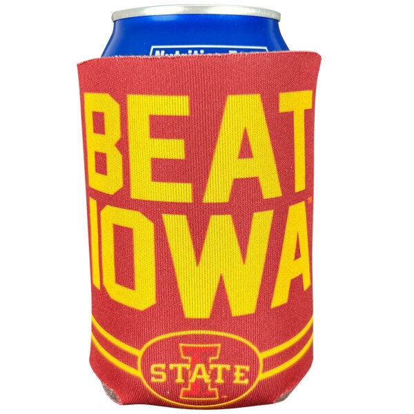 I-State Cardinal & Gold 2-Sided Beat Iowa 12 oz Can Cooler